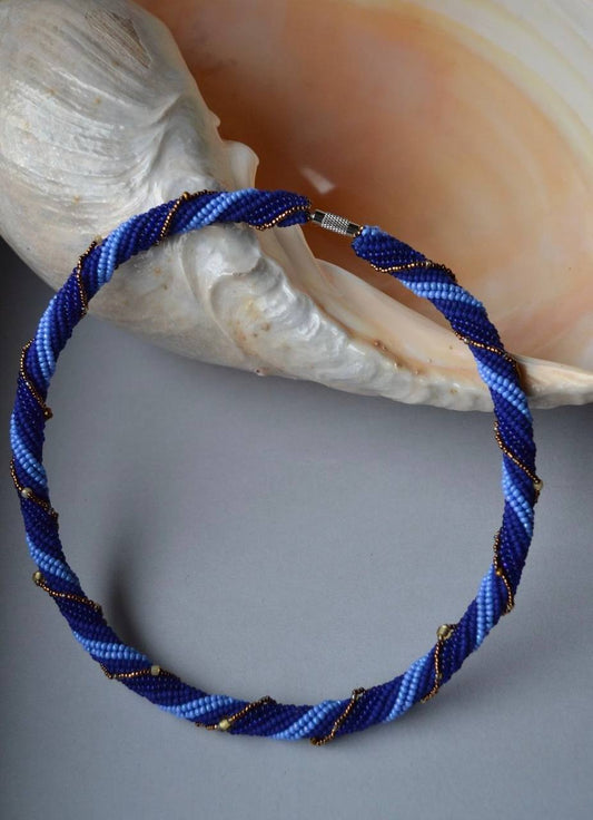Ocean Spiral Necklace
